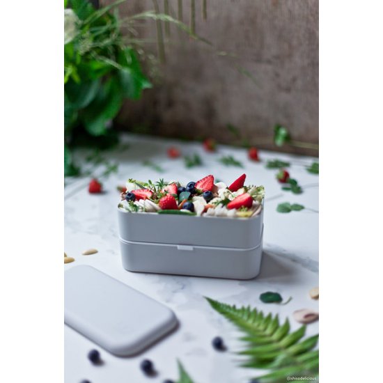 Caserolă Mâncare BENTO MB ORIGINAL Gri Bumbac