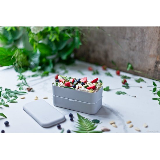 Caserolă Mâncare BENTO MB ORIGINAL Gri Bumbac