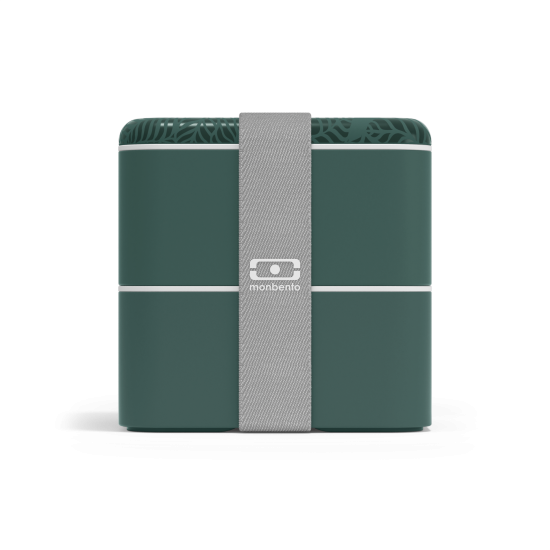 Caserolă Mâncare BENTO MB SQUARE Junglă Verde