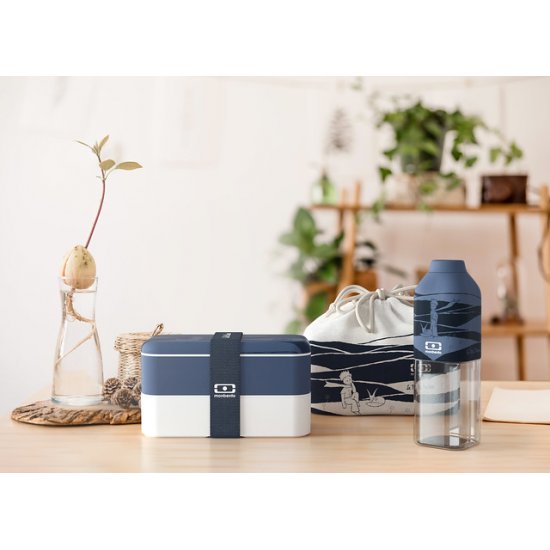 Caserolă Mâncare - Desert BENTO MB ORIGINAL MICUL PRINȚ Alb - Albastru