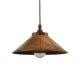 Lampă suspendată NERISSA Industrial Alamă Antichizată IP65 