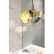 Lampă suspendată HALI Alamă Lustruită IP65 