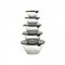 Set Boluri BOWL Transparent - Negru