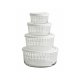 Set Boluri KEEP Transparent - Alb