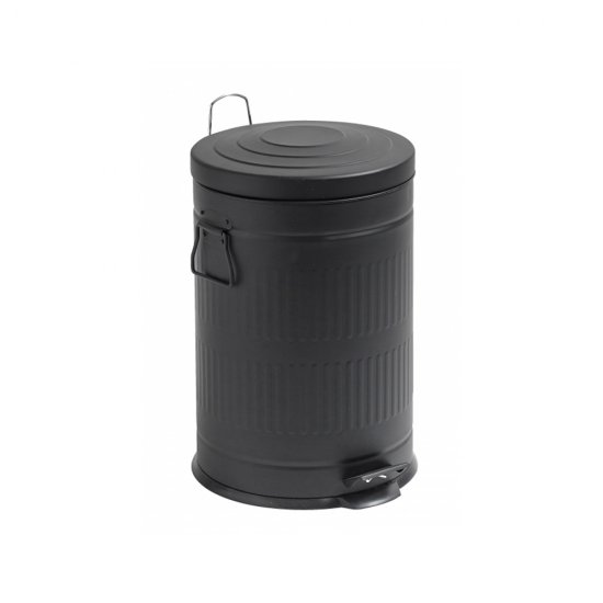 Coș Gunoi Rotund 20L Negru 