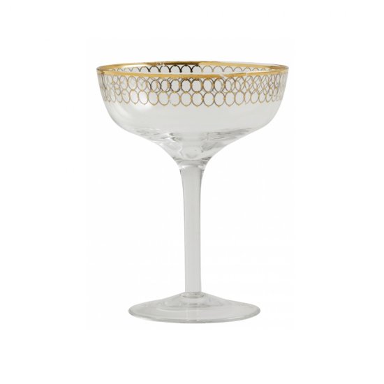 Pahar Cocktail CIRCLE Model Auriu