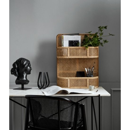 Sculptură Decorativă Cap HOGA Negru L