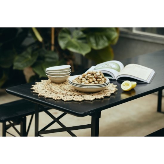 Set Masă + Banchete Negru L