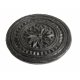 Suport Pahar Rotund Gravat STONE Negru