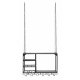 Suport + Raft Suspendat LOFT Negru S