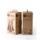 Set Ustensile Servire + Stand SPARROW Alb - Negru