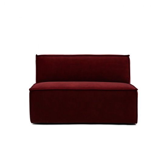 Modul Central Canapea THE JAGGER Catifea Bordo L