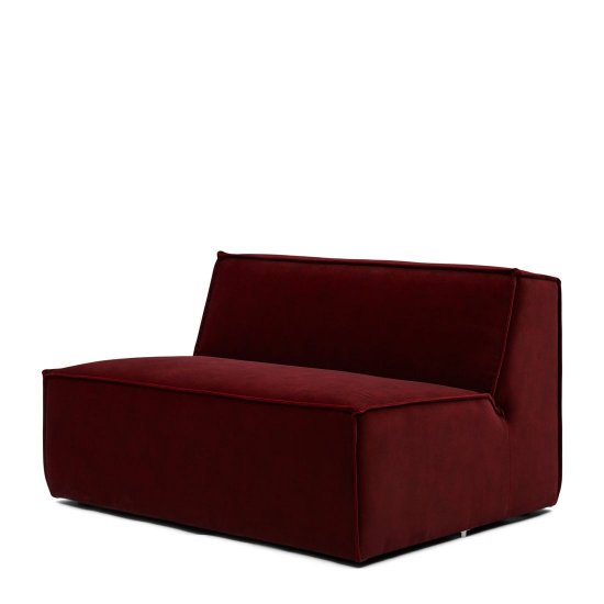 Modul Central Canapea THE JAGGER Catifea Bordo L