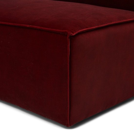 Modul Central Canapea THE JAGGER Catifea Bordo L