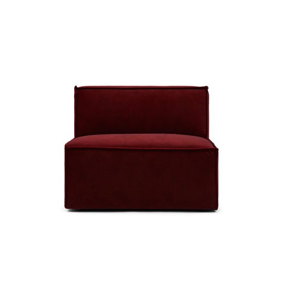 Modul Central Canapea THE JAGGER Catifea Bordo M