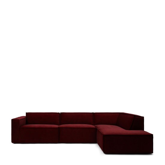 Modul Central Canapea THE JAGGER Catifea Bordo M