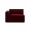 Modul Colț Canapea + Mâner Stâng THE JAGGER Catifea Bordo