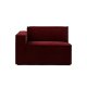 Modul Colț Canapea + Mâner Stâng THE JAGGER Catifea Bordo