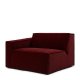 Modul Colț Canapea + Mâner Stâng THE JAGGER Catifea Bordo