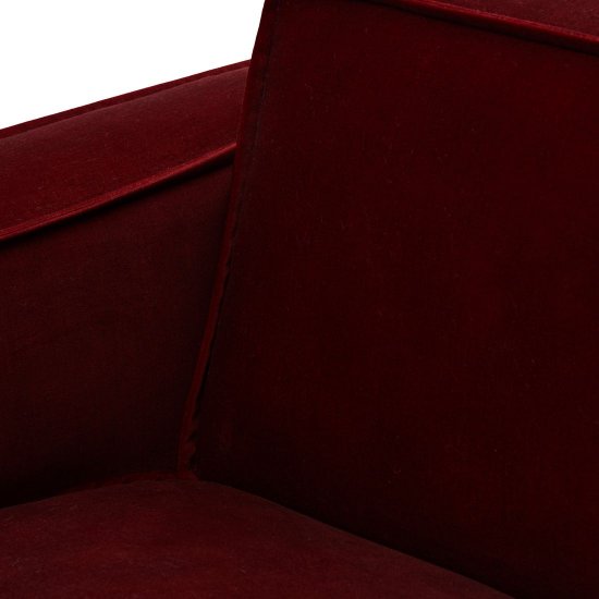 Modul Colț Canapea + Mâner Stâng THE JAGGER Catifea Bordo