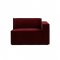 Modul Colț Canapea + Mâner Dreapta THE JAGGER Catifea Bordo