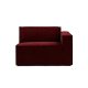Modul Colț Canapea + Mâner Dreapta THE JAGGER Catifea Bordo