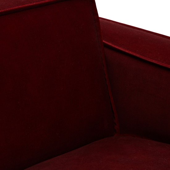 Modul Colț Canapea + Mâner Dreapta THE JAGGER Catifea Bordo