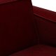 Modul Colț Canapea + Mâner Dreapta THE JAGGER Catifea Bordo