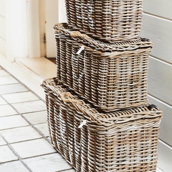 Set 3 Coșuri Rustic CLASSIC RM Ratan Maro