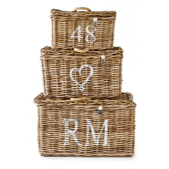 Set 3 Coșuri Rustic CLASSIC RM Ratan Maro