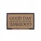 Preș Ușă GOOD DAY & GOODBYE Natural - Negru