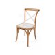 Scaun Dining SAINT ETIENNE Maro - Alb