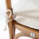 Scaun Dining SAINT ETIENNE Maro - Alb