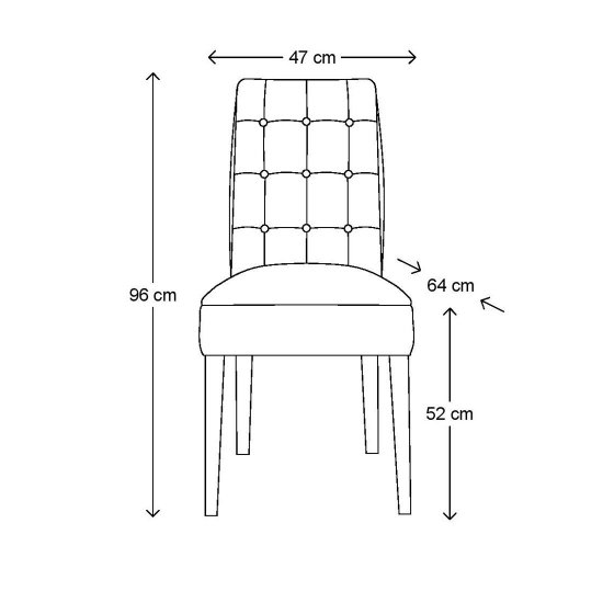 Scaun Dining CAPE BRETON Pellini Expresso