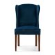 Scaun Dining WILLIAM Catifea Albastru Ocean