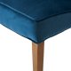 Scaun Dining WILLIAM Catifea Albastru Ocean