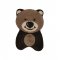 Covoraș Baie BEAR  Întreg Maro