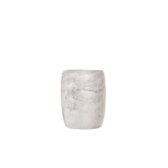 Pahar Baie MARBLE Argintiu