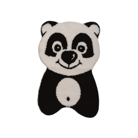 Covoraș Baie PANDA Întreg Alb - Negru