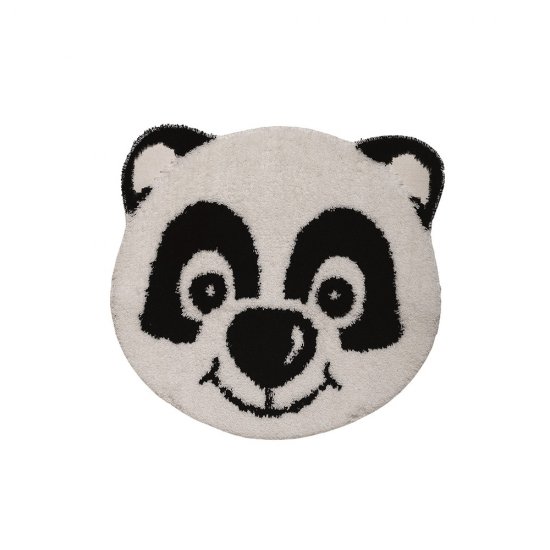 Covoraș Baie PANDA Cap Alb - Negru