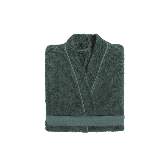 Halat Kimono RIBBON Verde Baltic Închis 