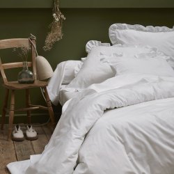 Față de Pernă SERAPHINE Alb Dreptunghiulară