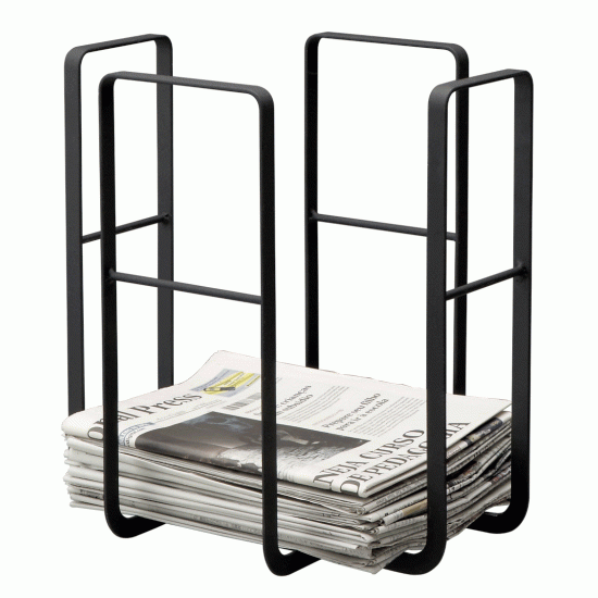 Suport Reviste TOWER Negru