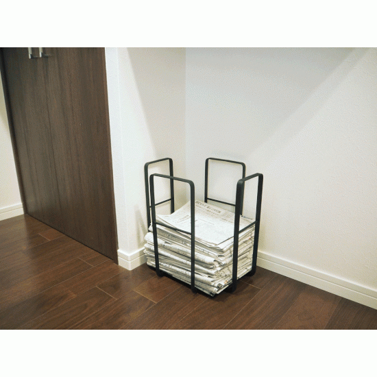 Suport Reviste TOWER Negru