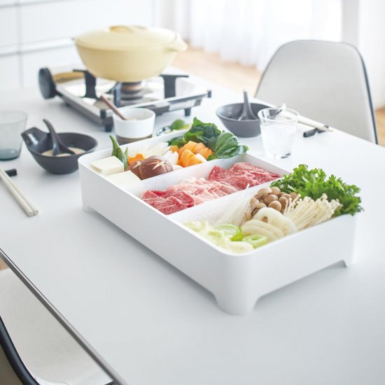 Tavă Preparare Alimente TOWER Alb