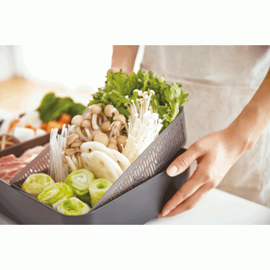 Tavă Preparare Alimente TOWER Negru