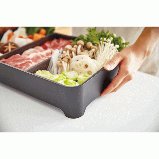 Tavă Preparare Alimente TOWER Negru
