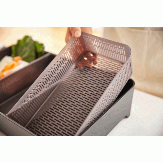 Tavă Preparare Alimente TOWER Negru