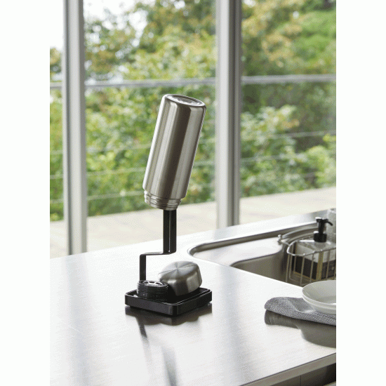 Suport Pentru Uscare Sticle TOWER Negru