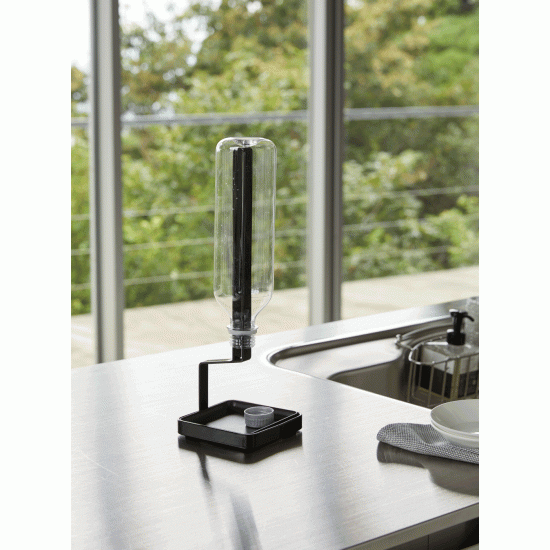 Suport Pentru Uscare Sticle TOWER Negru